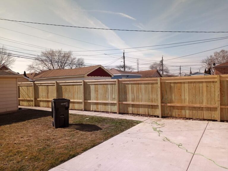 Wood Fence Installation in Blue Island, IL